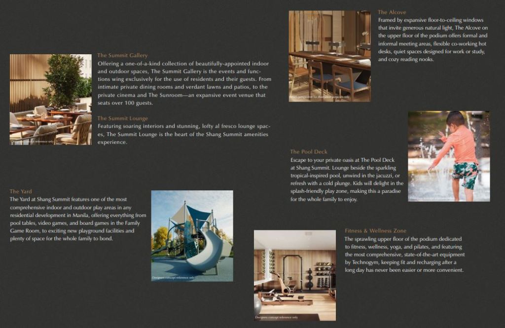 shang summit amenities