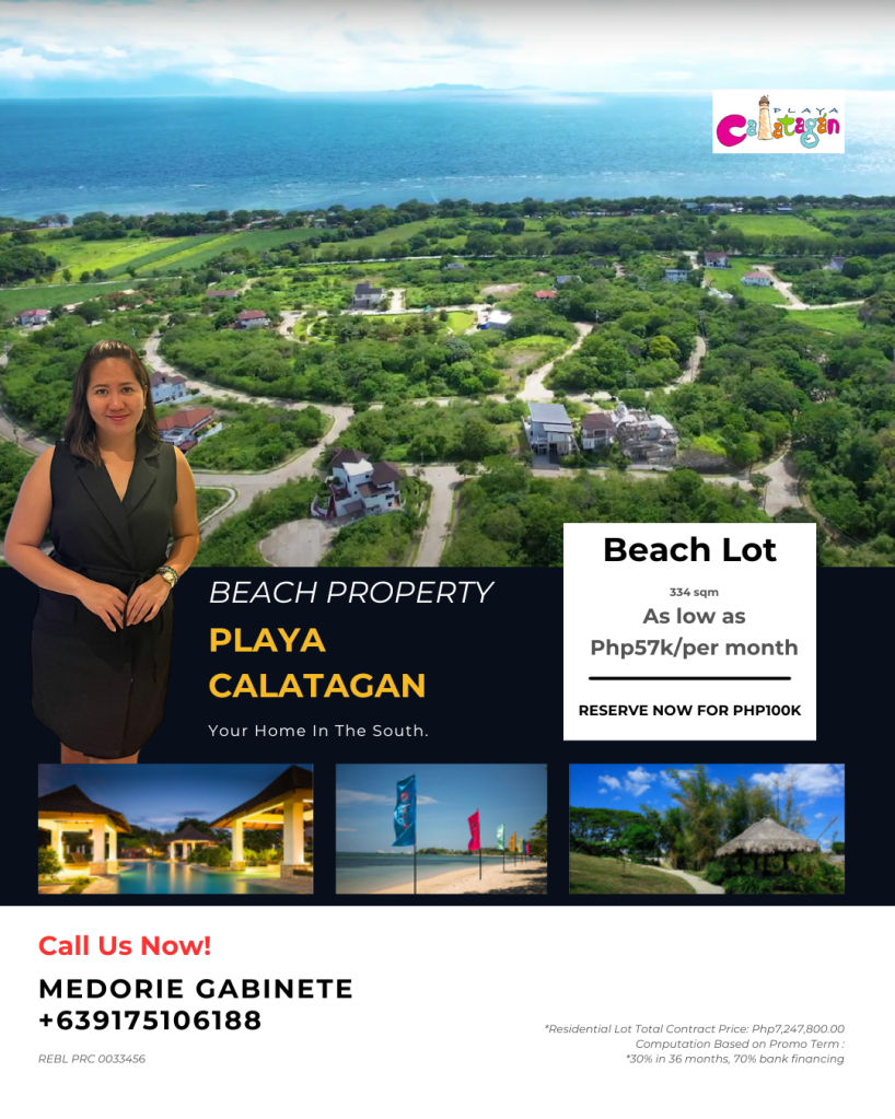beach lot in calatagan batangas